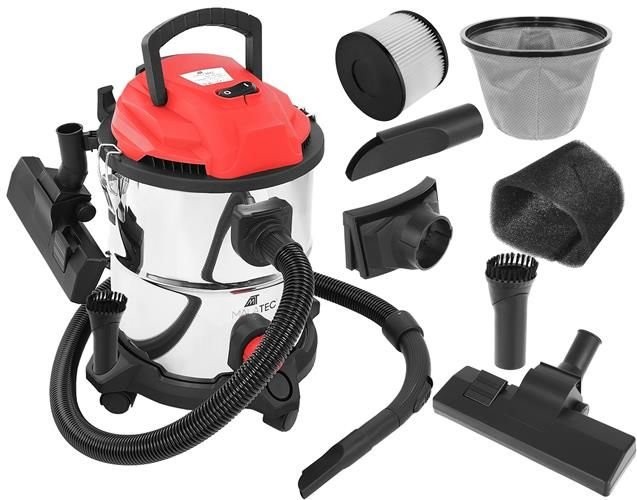 Aspirator industrial 2000W, aspirare uscata si umeda, rezervor 20l, filtrare HEPA tripla - imagine 10